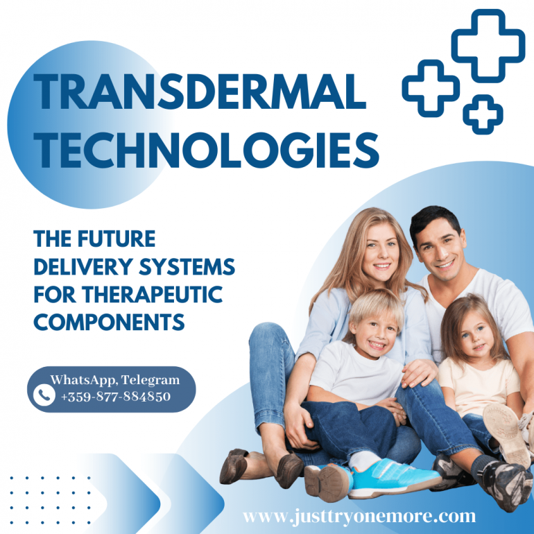 Transdermal technologies are the future delivery systems for therapeutic components