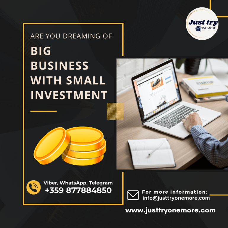 Are you dreaming of Big Business with Small Investment?