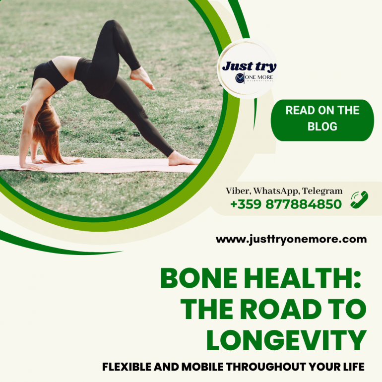 Bone health: the road to longevity. Flexible and mobile throughout life