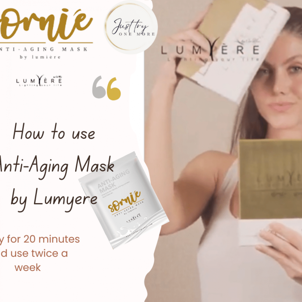 Sornie Anti-Aging Mask by Lumiere - Just try ONE MORE