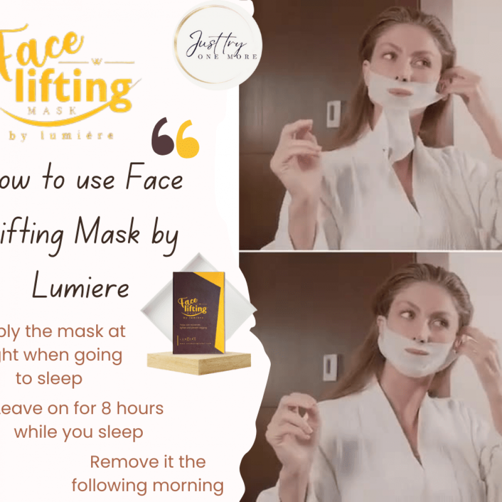 Face Lifting Mask by Lumiere - Just try ONE MORE